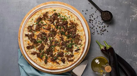 Pizza with Eggplant