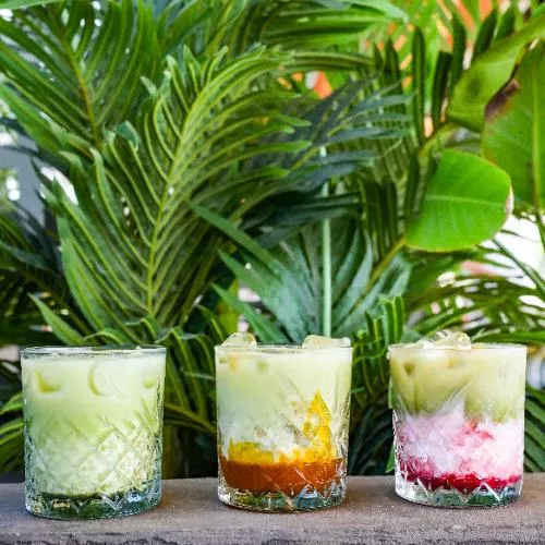 Strawberry Iced Matcha Latte