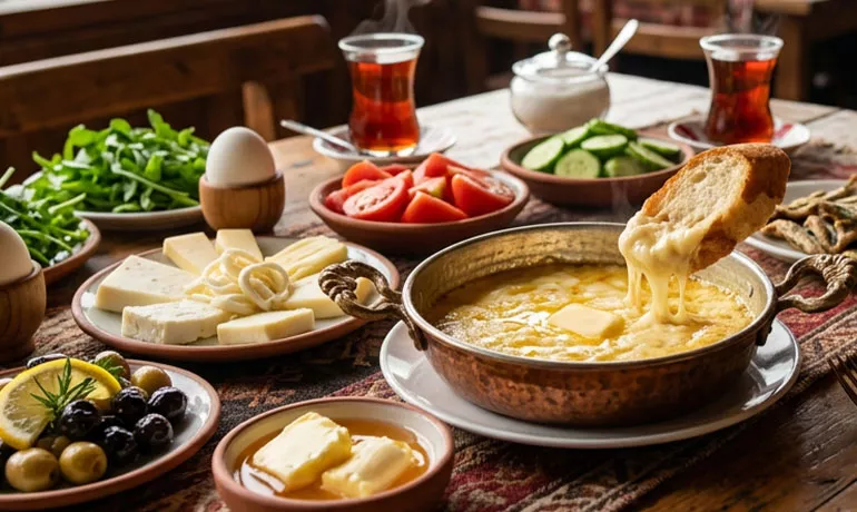 Happy Moon's Trabzon Kahvaltı Menüsü: Bol Çeşit, Doyurucu Porsiyonlar