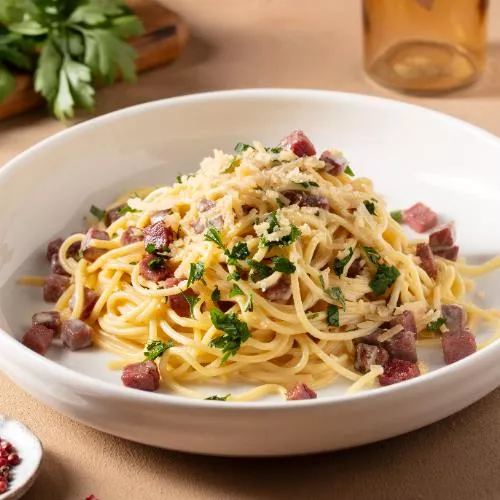 Spagettihi Carbonara