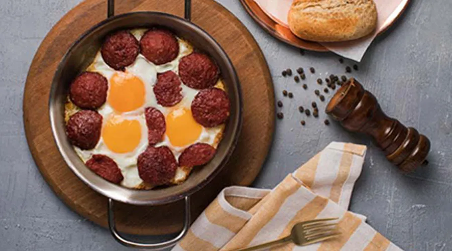 Eggs with Sausage