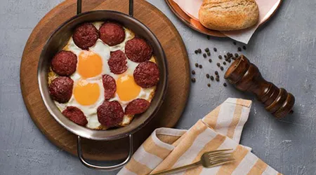 Eggs with Sausage