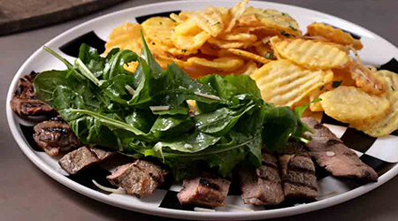 Entrecôte Con Insalata Di Rucola