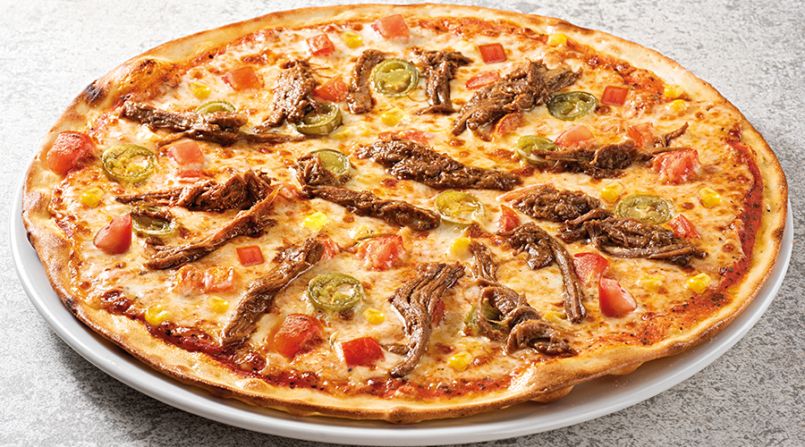 BBQ Beef Asada Pizza